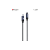 كابل بيانات YESIDO CA204 C-C PD | خليط ألومنيوم + كابل مجدول