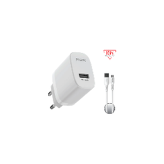 YESIDO YC111 USB-A QC3.0 18W Home charger EU (A TO C cable)