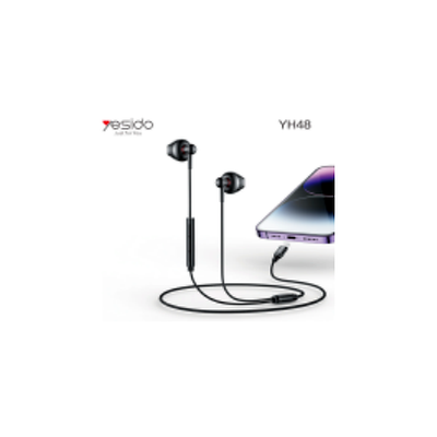 YESIDO YH48 Lihgtning Aluminum Alloy Earphone (Directly use)