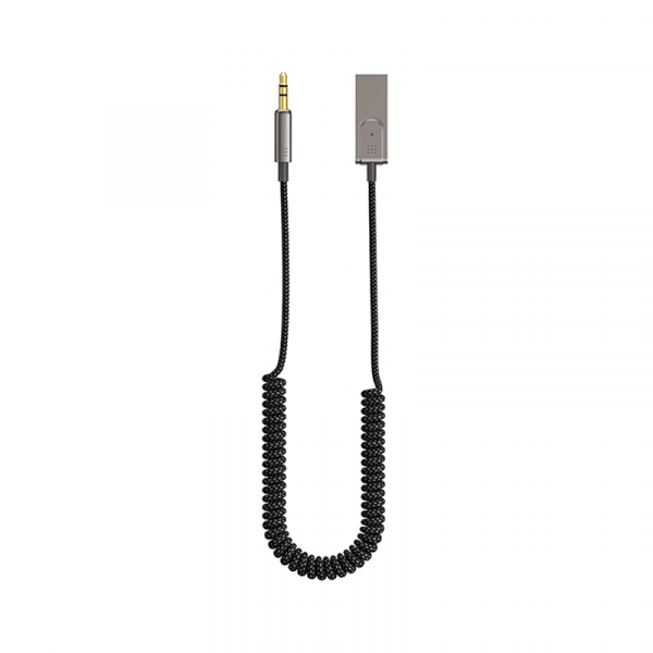 WIWU CAR WIRELESS AUDIO CABLE WITH BUILT-IN MICROPHONE - BLACK