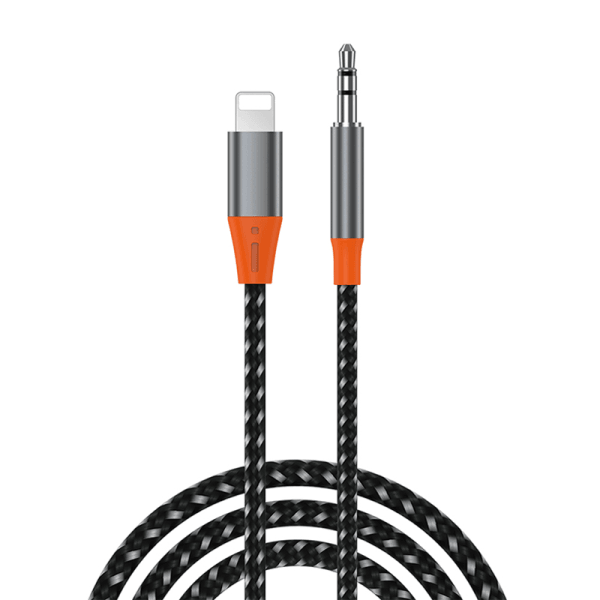 Wiwu yp06 lightning to 3.5mm audio cable - gray