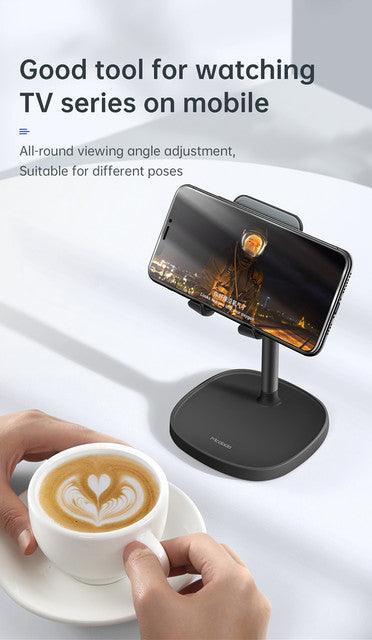 Mcdodo Phone & Tablet Holder Adjustable and Sturdy Stand - Black & White
