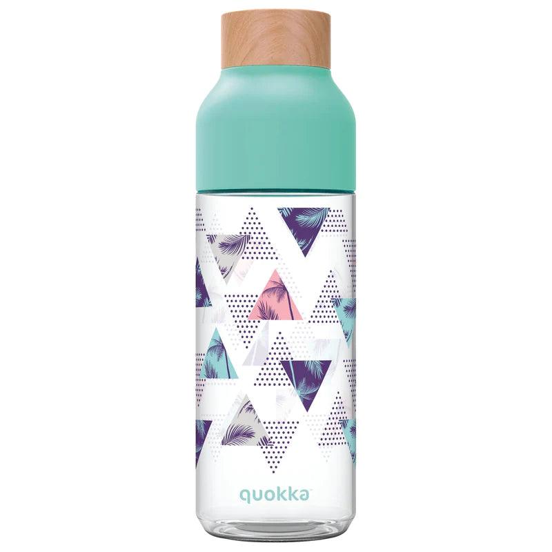 QUOKKA tritan bottle ice geo palm 720 ml