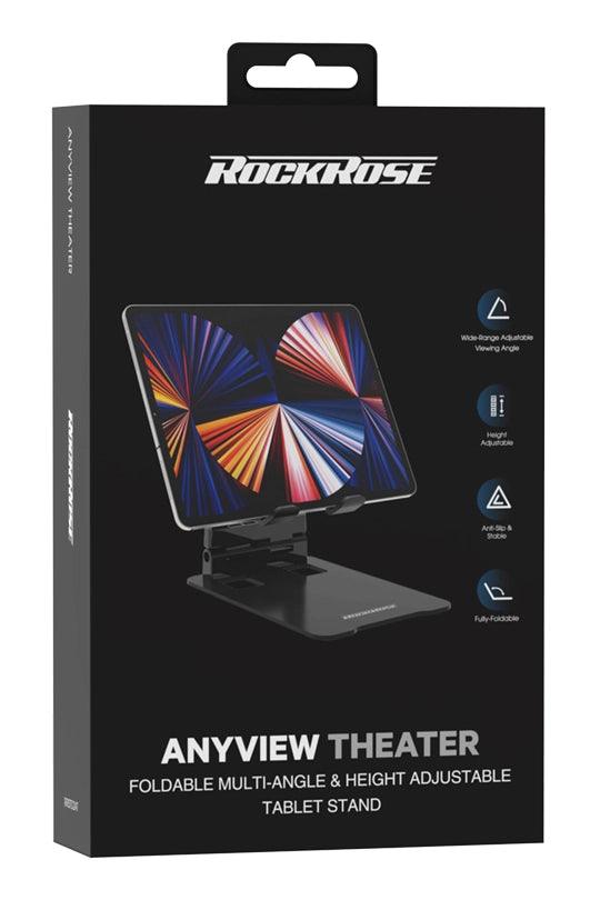 حامل روك روز للكمبيوتر اللوحي قابل للتعديل والثبات - أسود