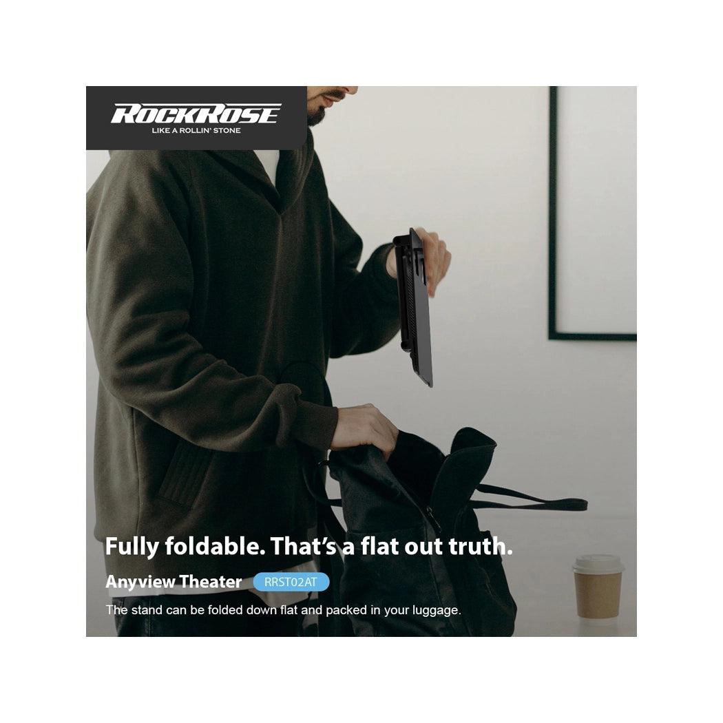 حامل روك روز للكمبيوتر اللوحي قابل للتعديل والثبات - أسود