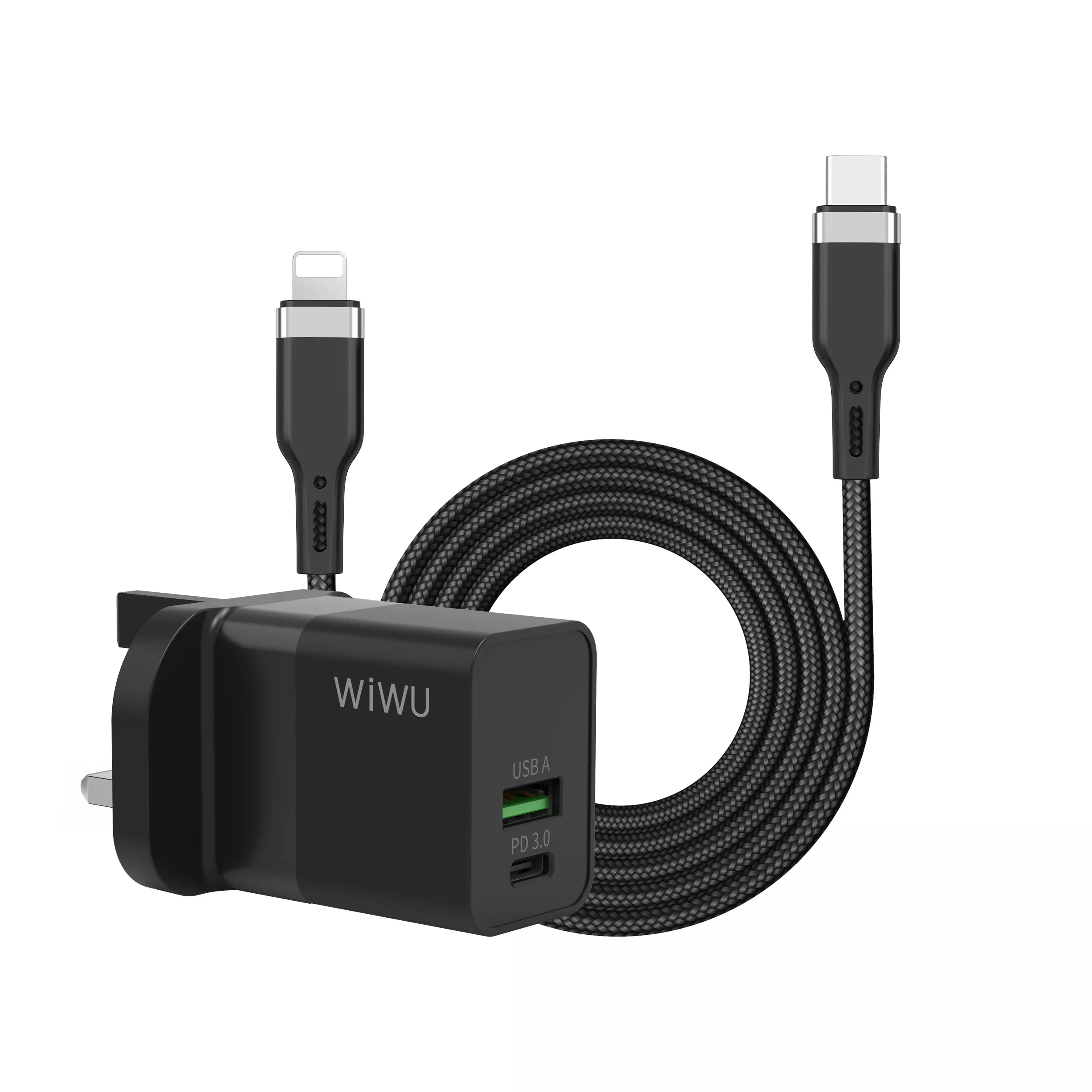 Wiwu charge 30W + cable C to lighting 1.2M