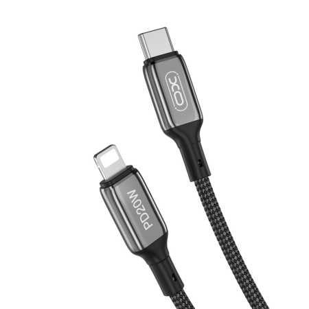 XO cable NB-Q180A PD USB-C - Lightning 1,0m 20W black - JoCell جوسيل