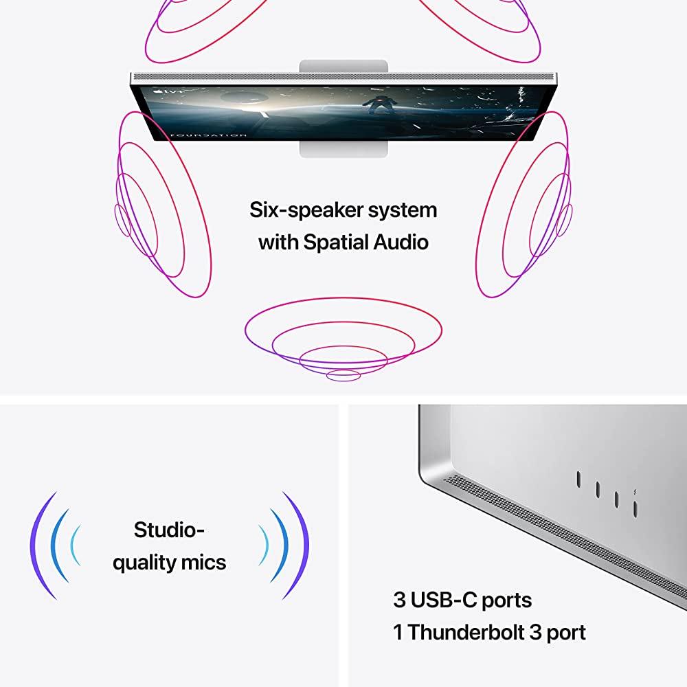 شاشة Apple Studio - زجاج قياسي - محول تركيب VESA (الحامل غير متضمن)