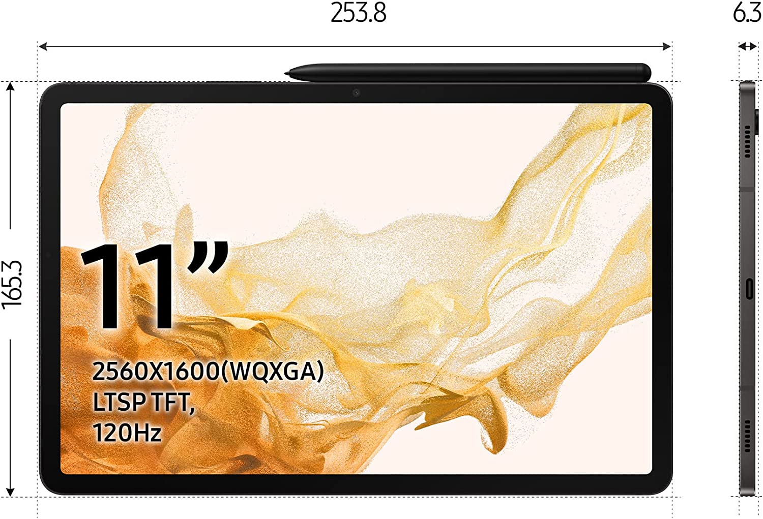SAMSUNG Tab S8 11" 5G 8/128GB