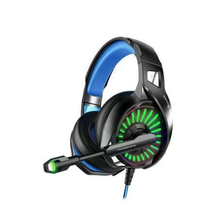 سماعات XO GE-03 سلكية للألعاب بمنفذ Lightning مع مقبس AUX - أسود