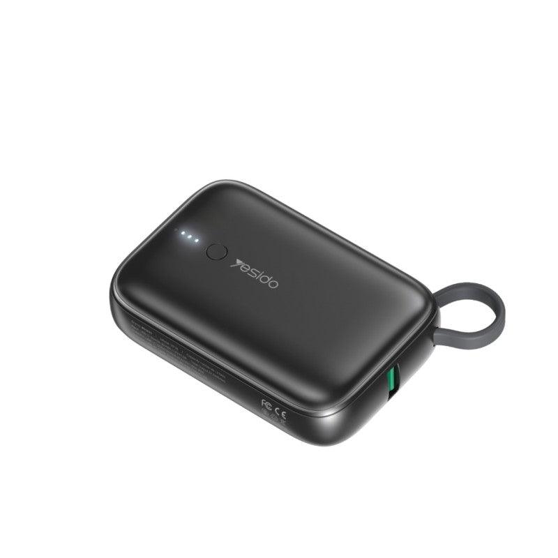 باور بانك YESIDO 10000 مللي أمبير في الساعة Super Mini PD-Dual Way 22.5W Type-C – YP18