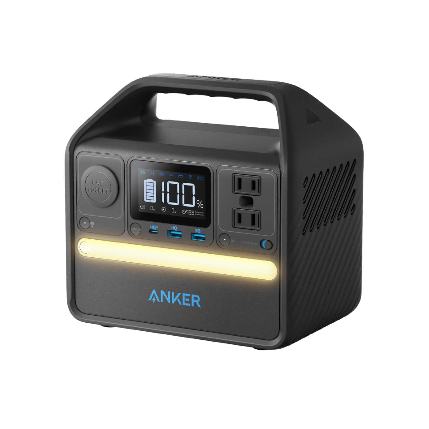 Anker 521 Portable Power Station (PowerHouse 256Wh 200W) - Black