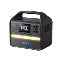 محطة الطاقة المحمولة Anker 521 (PowerHouse 256Wh 200W) - أسود