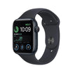 ساعة Apple Watch SE الجيل الثاني GPS 44 مم هيكل من الألومنيوم مع حزام رياضي
