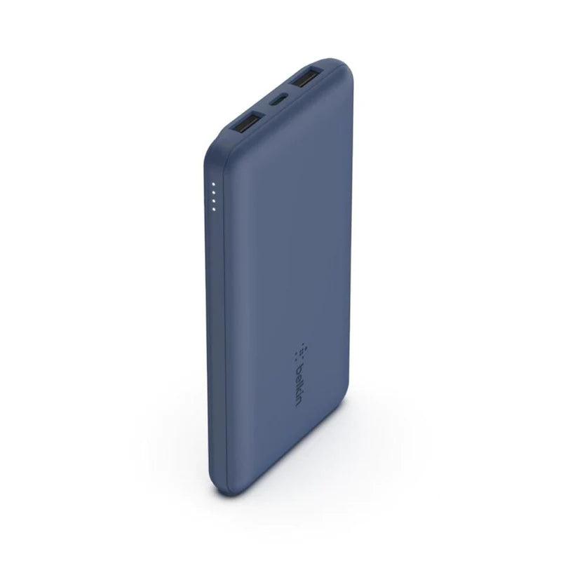 Belkin 10K Power Bank 15W with USB C and Dual USB A Ports - Blue