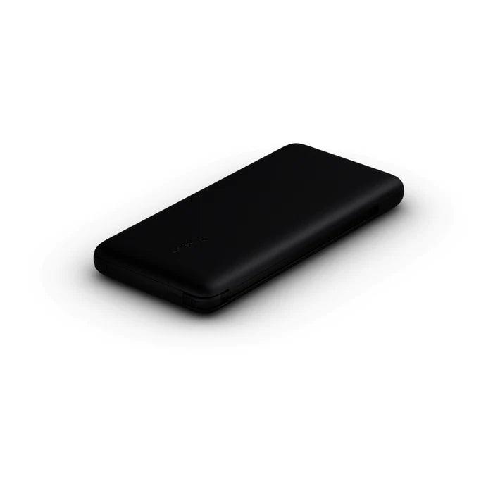 Belkin 10,000 USB C Power Bank with Integrated Cables - Black