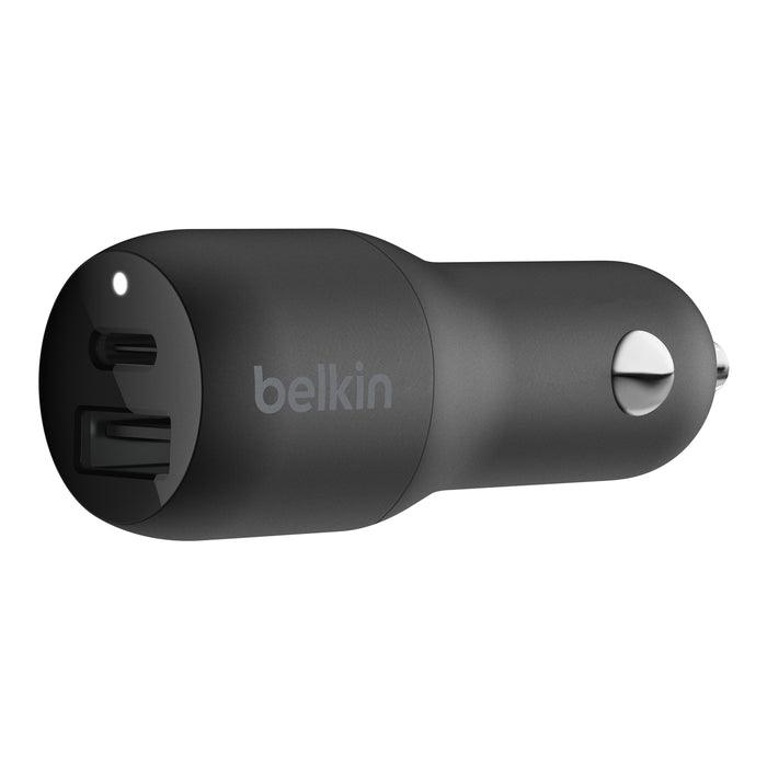 Belkin 32W PD Dual Car Charger USB C & USB A