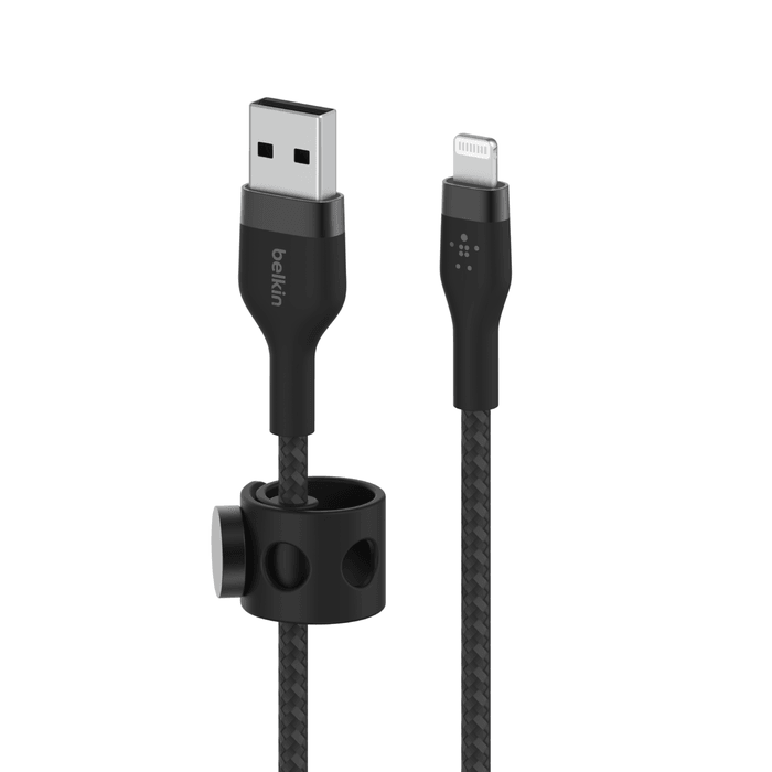 Belkin BOOSTCHARGE PRO Flex USB A Cable with Lightning