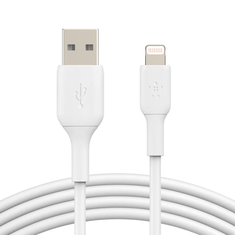 Belkin BOOST Lightning to USB A Cable Reliable Charge & Sync - White
