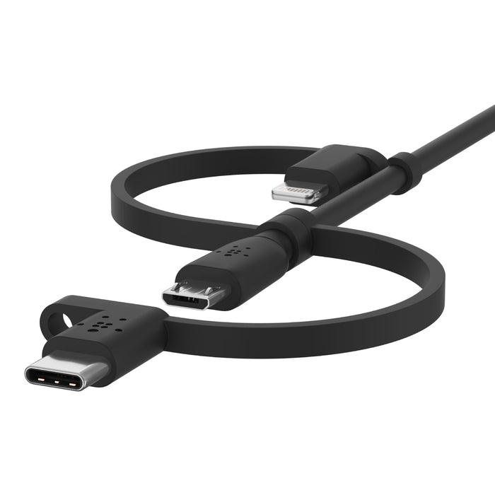 Belkin Boost Charge Universal Cable 3 Connectors 3.3 ft