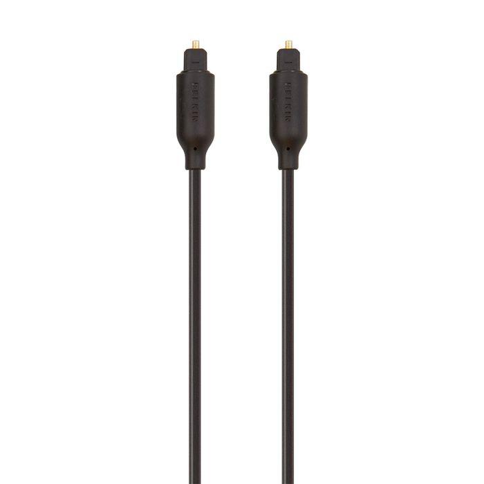 Belkin Gold Plated Digital Optical Audio Cable  High Quality Sound - Black