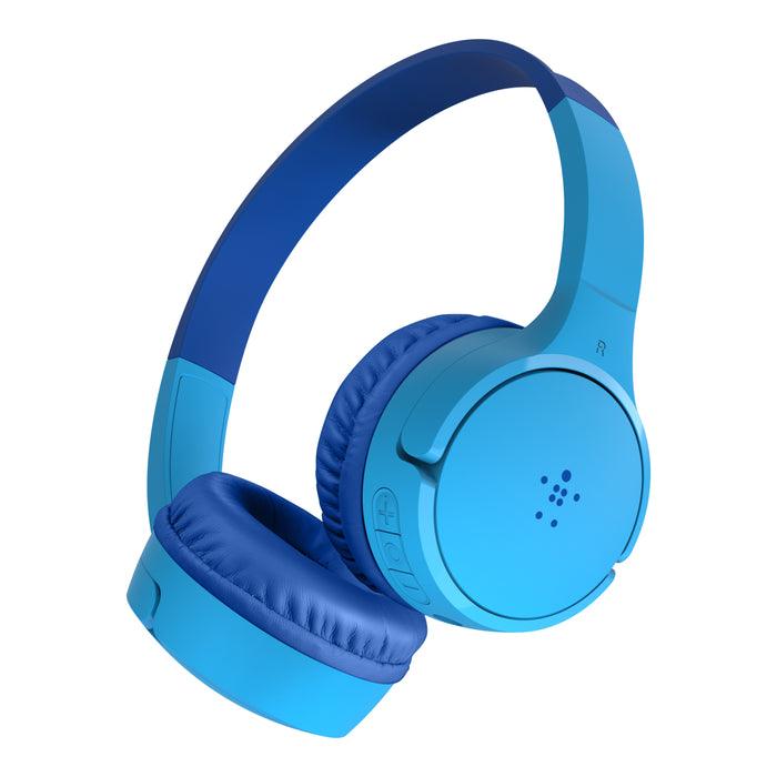 Belkin Sound Form Mini Headphones for Kids Wireless 30Hr Battery - Blue