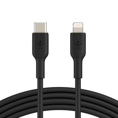 Belkin USB C to Lightning Cable Fast Charging - Black