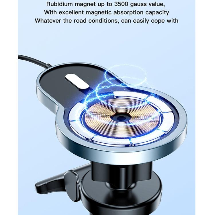 شاحن سيارة لاسلكي بقوة 15 وات من سلسلة Speddy CACW-051 من TOTU DESIGN مع كابل