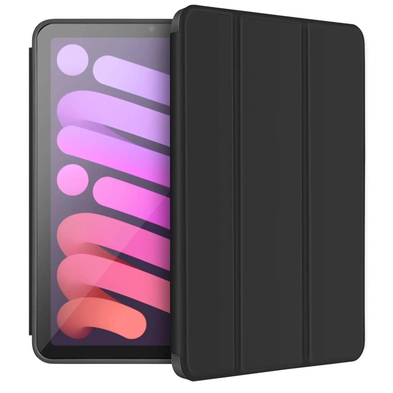 حافظة جلدية فاخرة باللون الأخضر مع فتحة قلم لجهاز iPad10 10.9 2022 - أسود