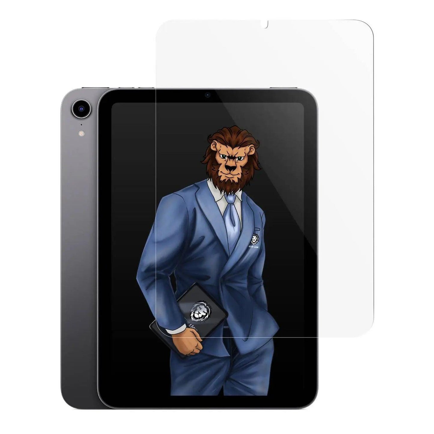 واقي شاشة زجاجي عالي الدقة أخضر لجهاز iPad Mini شفاف - 8.3
