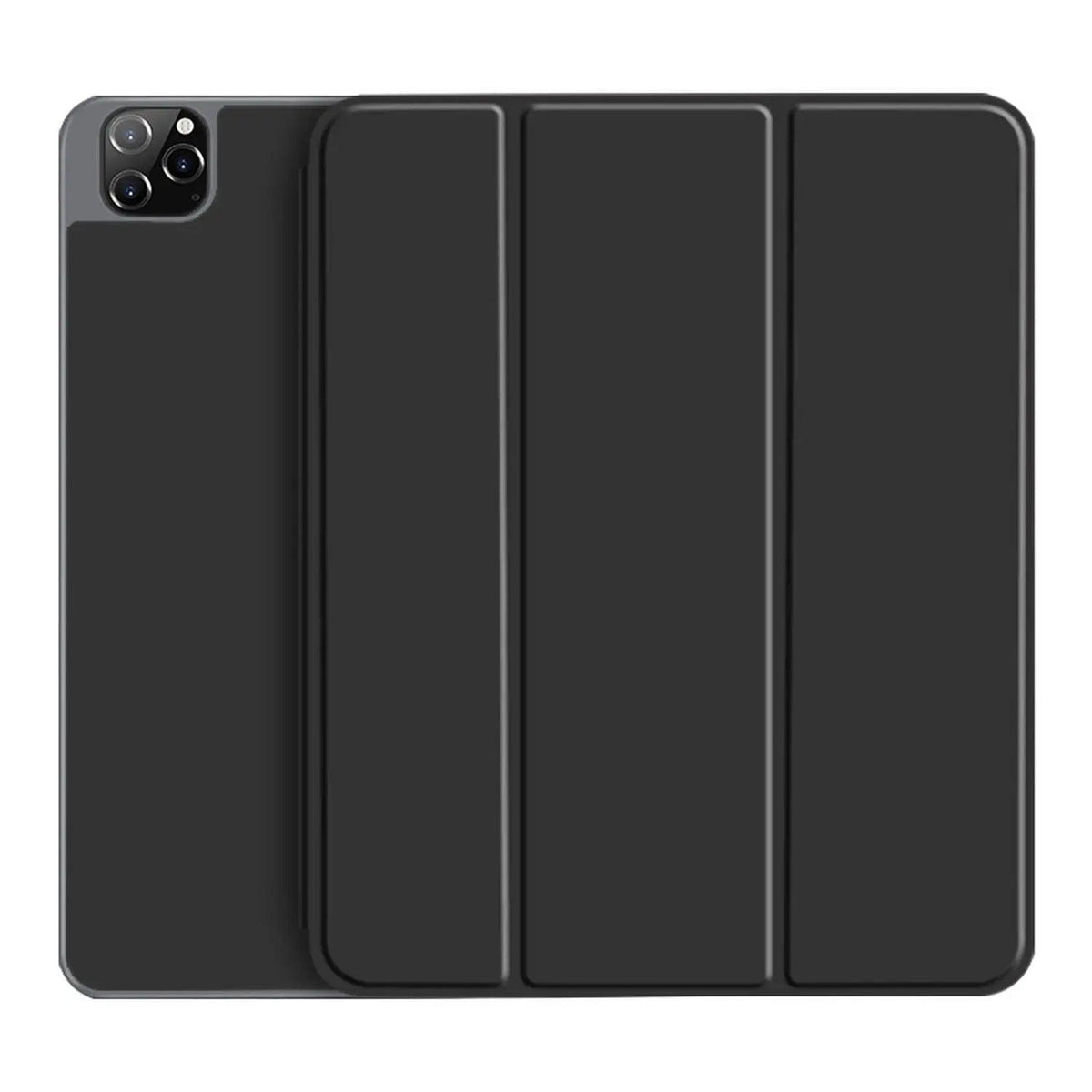 حافظة جلدية فاخرة باللون الأخضر لجهاز Apple iPad باللون الأسود - 2020 12.9
