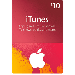 بطاقة هدايا رقمية من iTunes بقيمة 10 دولارات أمريكية