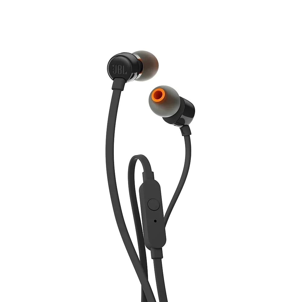 JBL Tune 110 In-Ear Earbuds with Mic - Black