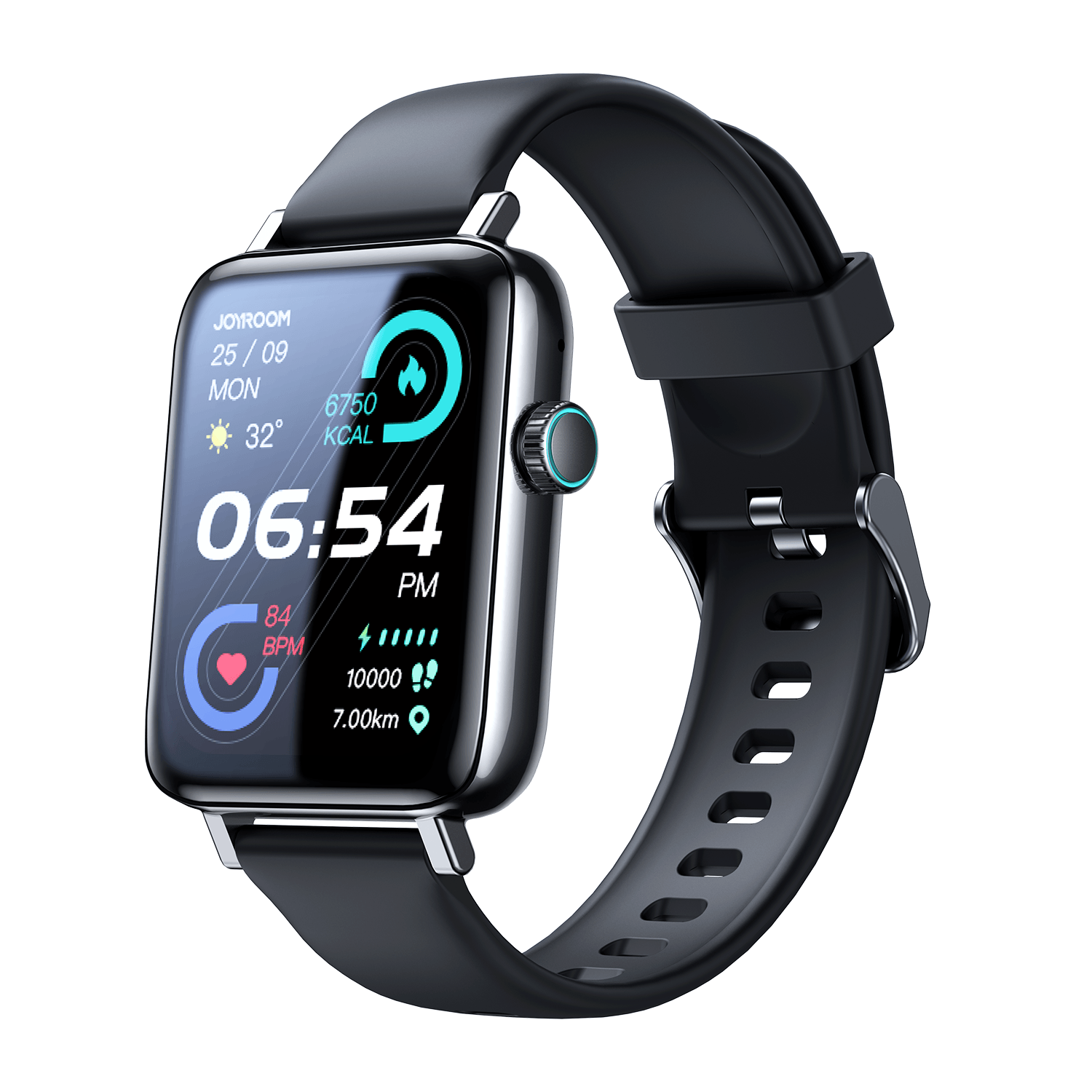 JOYROOM Fit Life Smart Watch Call & Stay Connected Easily - Black