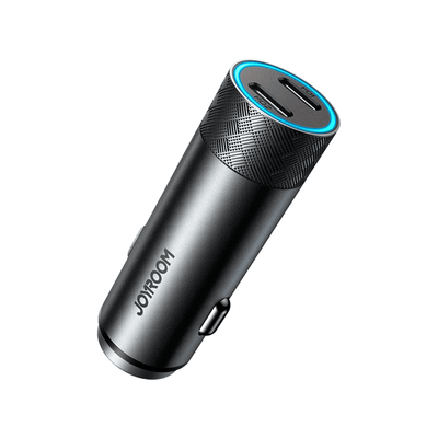 JOYROOM JR CL13 50W Dual PD Car Charger Fast & Safe Charging - Black