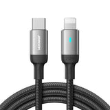 JOYROOM S CL020A10 20W USB-C to Lightning Cable 2M - Black & White