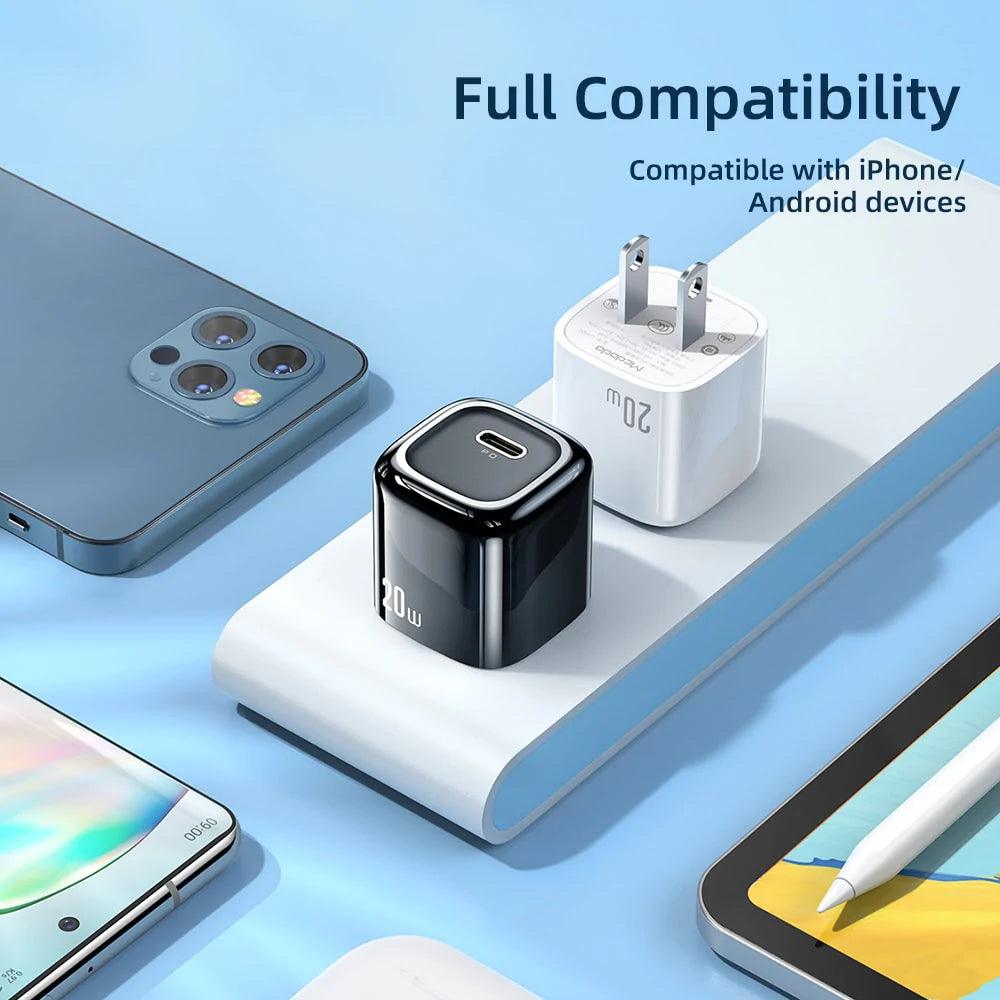 MCDODO 20W Mini PD Fast Charging Wall Charger
