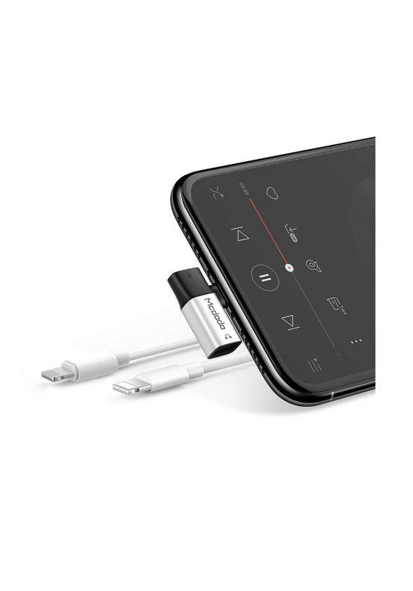 Mcdodo 2 in 1 Lightning to Dual Lightning Audio Adapter