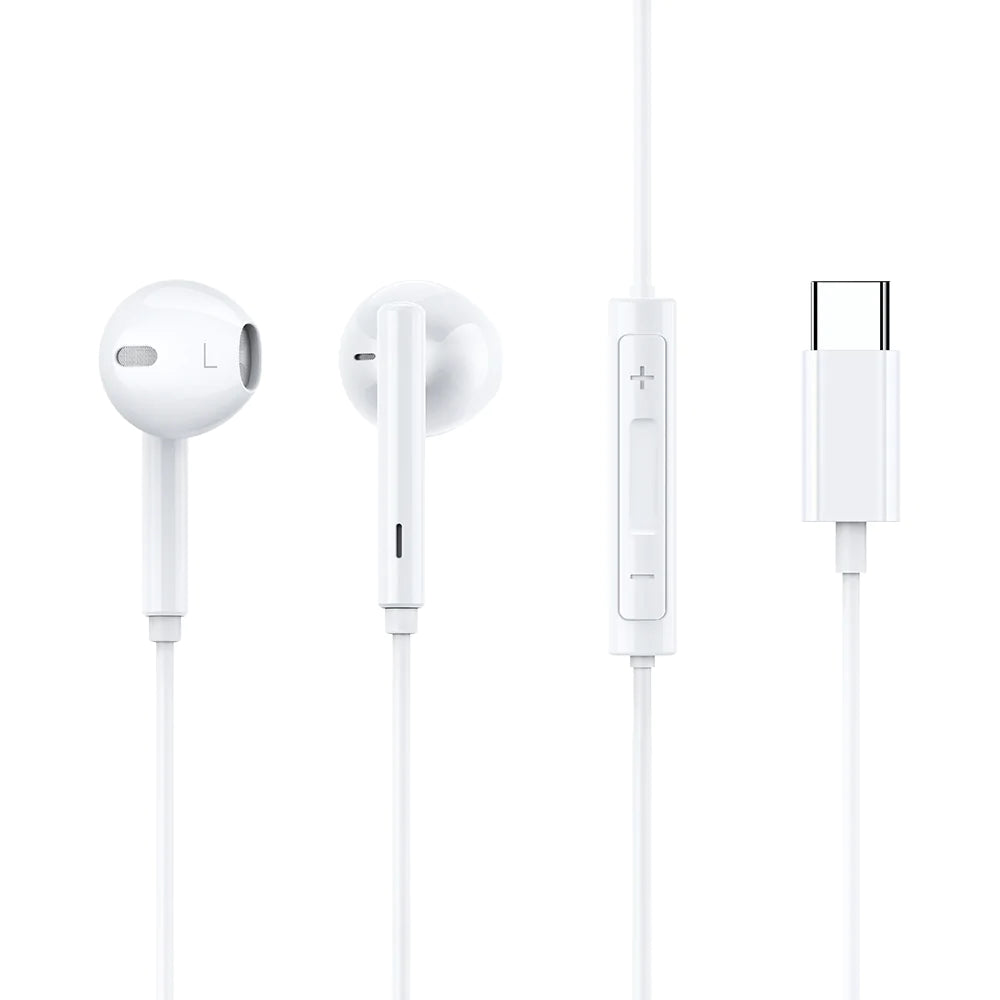 Mcdodo Type C Digital Earphone Hi-Fi Surround Sound - White