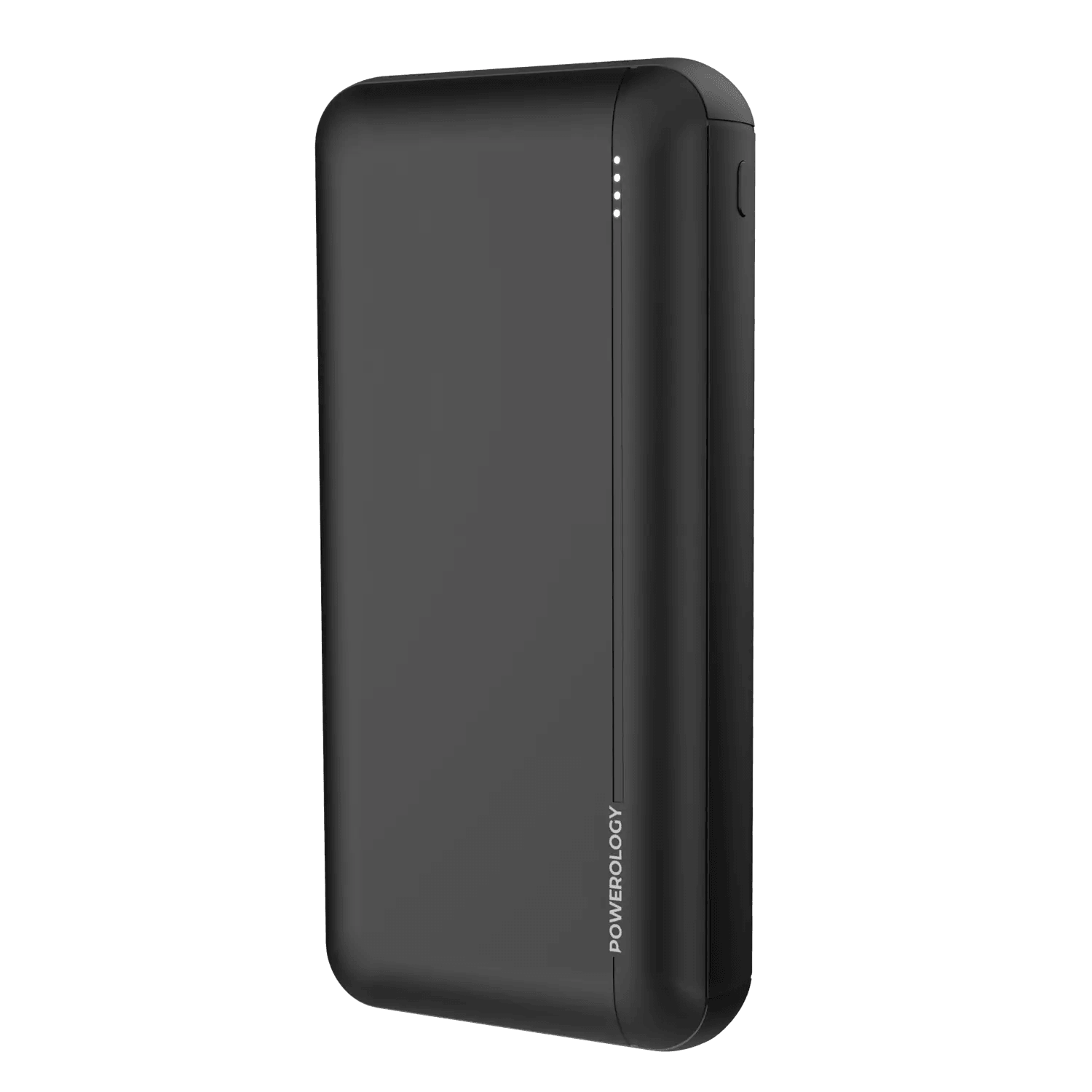 Powerology 10000mAh PD QC polymer Power Bank - Black