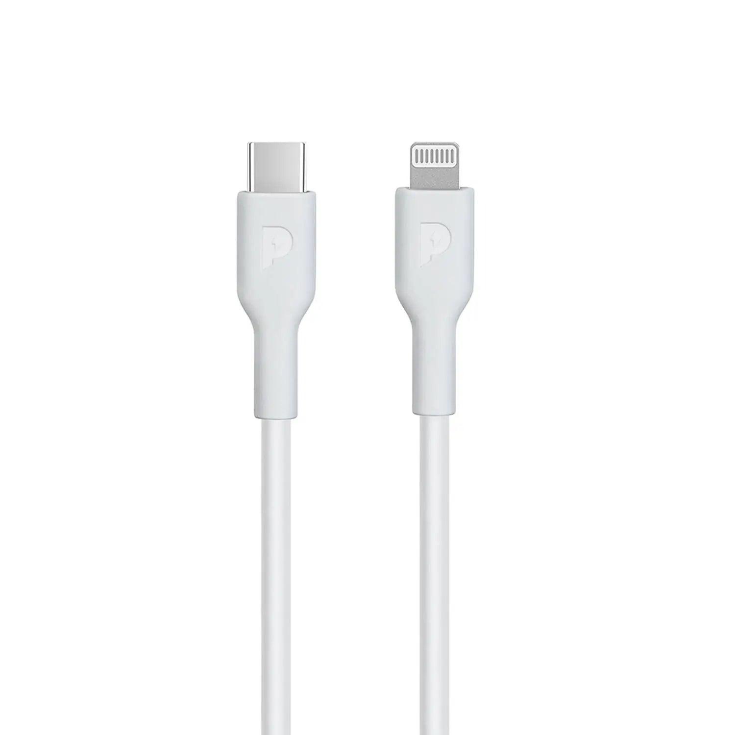 Powerology Mfi Cable Type-C to Lightning 20W 1.2M - White