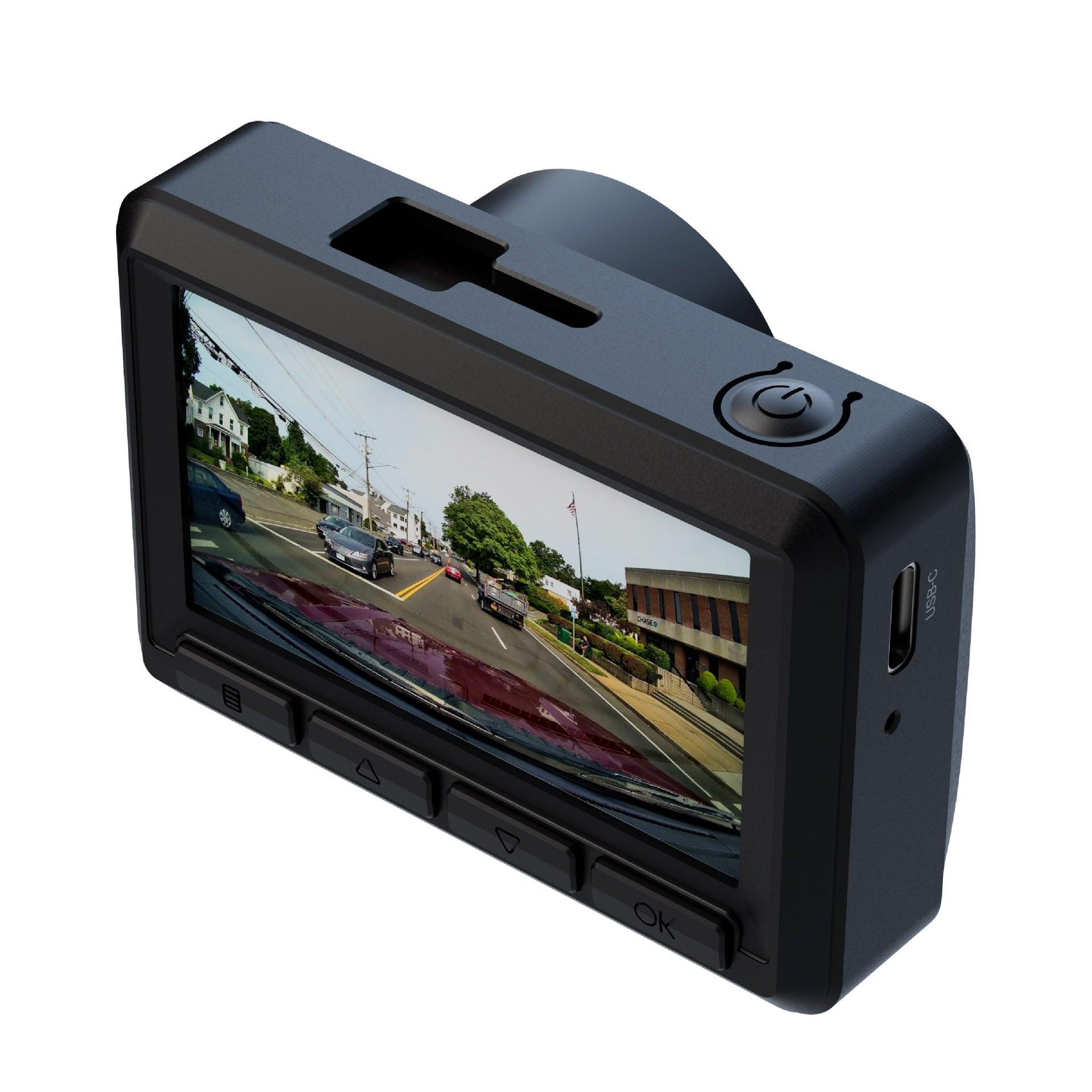كاميرا Powerology Dash Camera بدقة Full HD 1080P - لون أسود