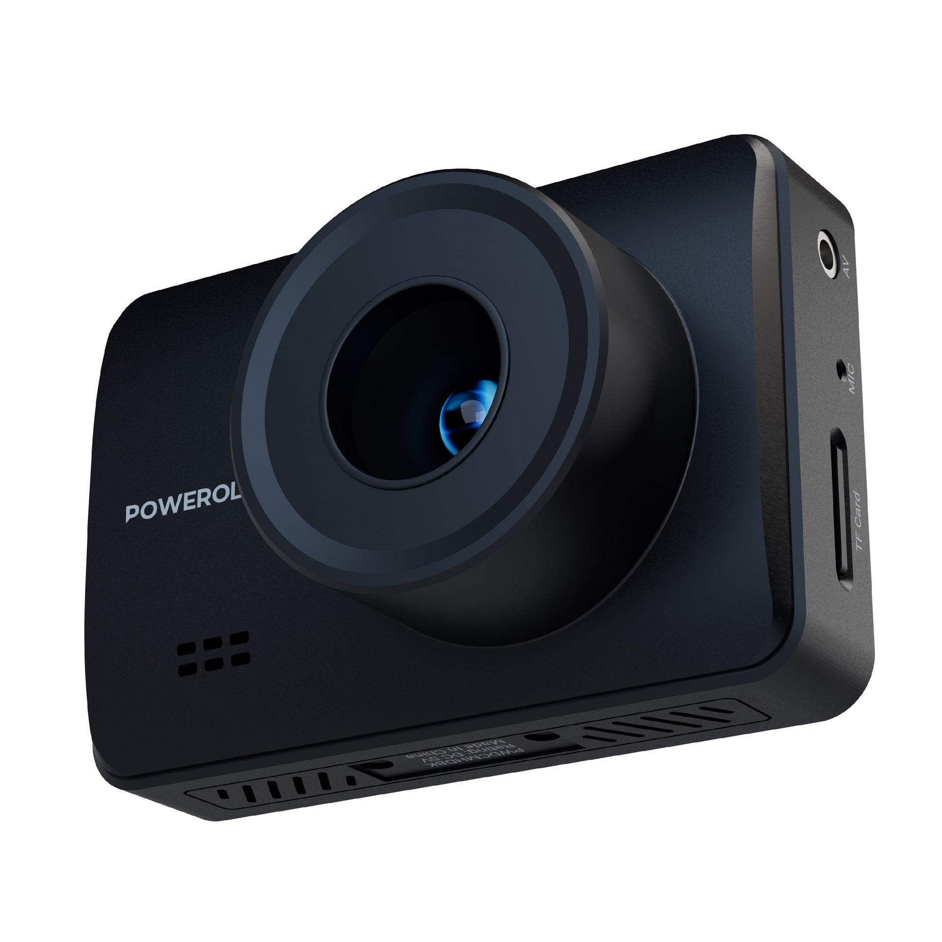 كاميرا Powerology Dash Camera بدقة Full HD 1080P - لون أسود
