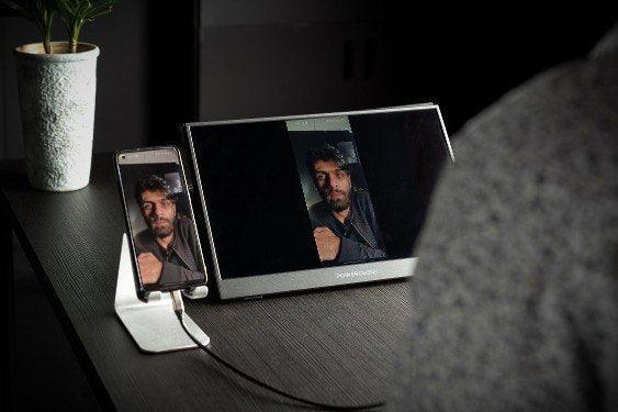 Powerology Ultra-Slim Full HD Portable Monitor 15.6 - Black