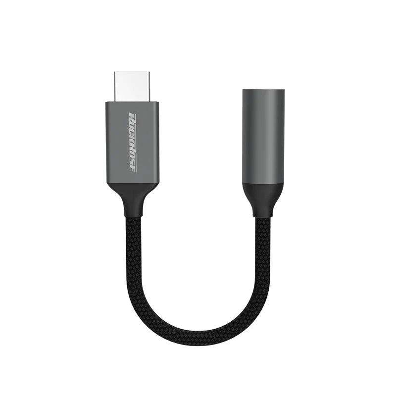 RockRose Nexus A Type-C to 3.5mm Audio OTG - Gray