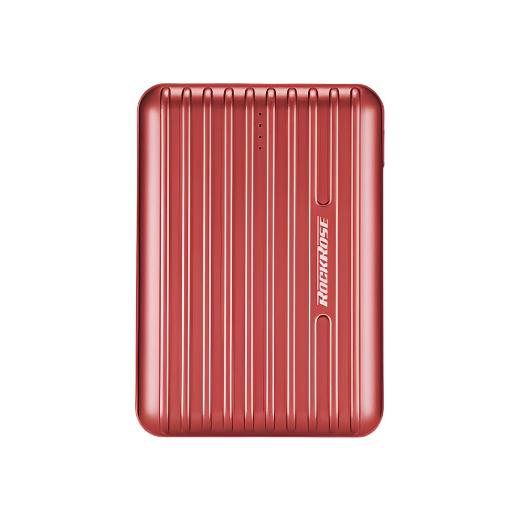 RockRose Andes 10S Power Bank 10000mAh Fast Charge & Compact - Red