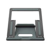 Rock Rose Adjustable Metal Stand with 4 Levels Perfect for Laptops - Gray