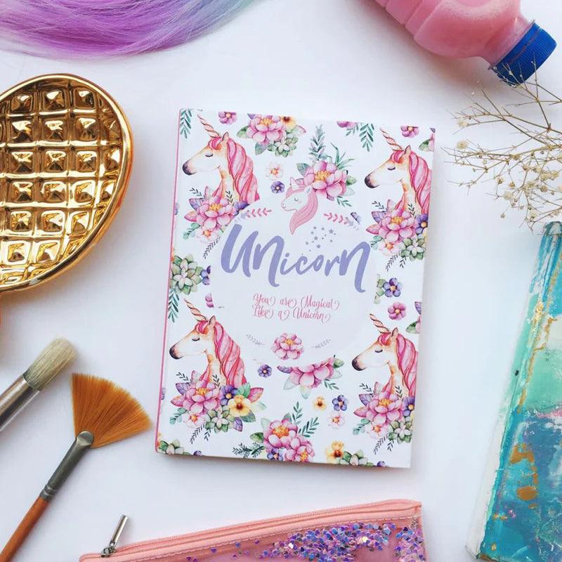 دفتر ملاحظات يونيكورن A5 غلاف مقوى