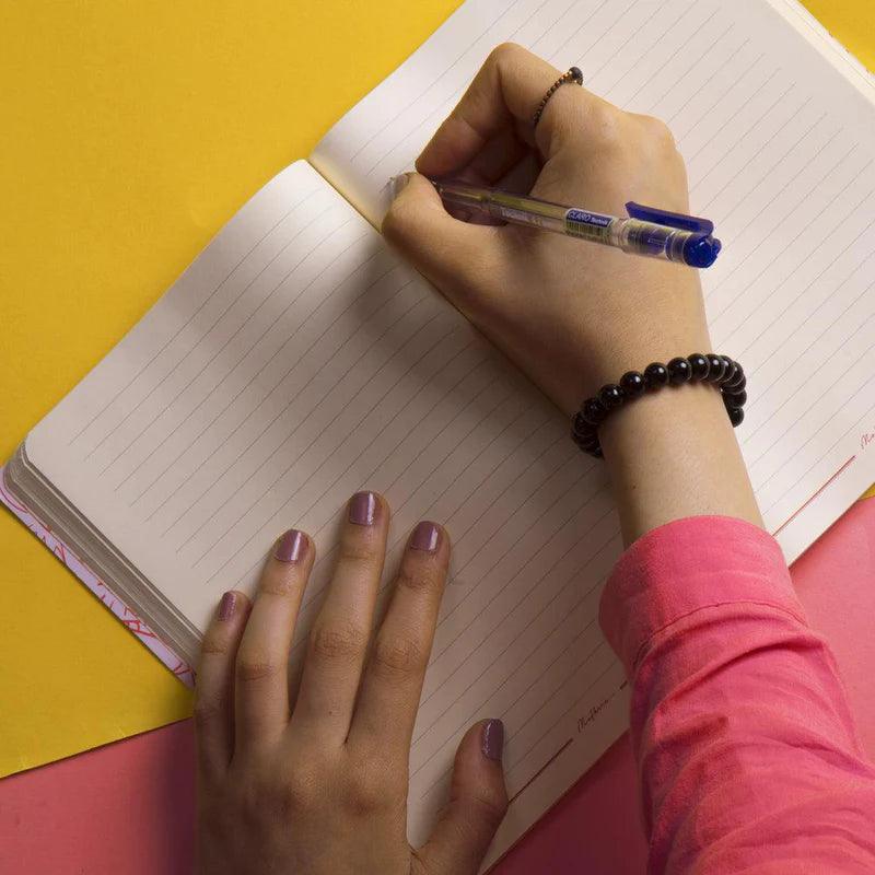 Good Vibes Rubber Band Notebook A6