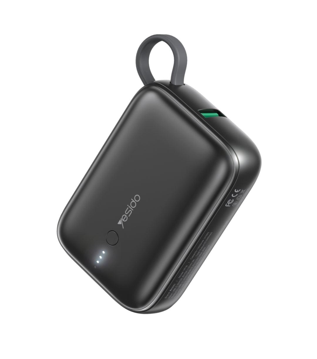 باور بانك YESIDO 10000 مللي أمبير في الساعة Super Mini PD-Dual Way 22.5W Type-C – YP18